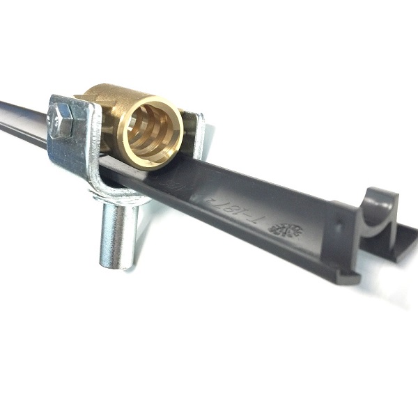 Boccola madrevite + staffa serie AXO 3/4